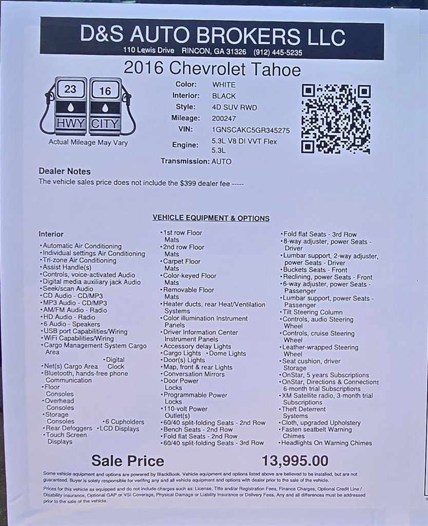 Chevrolet Tahoe photo 9